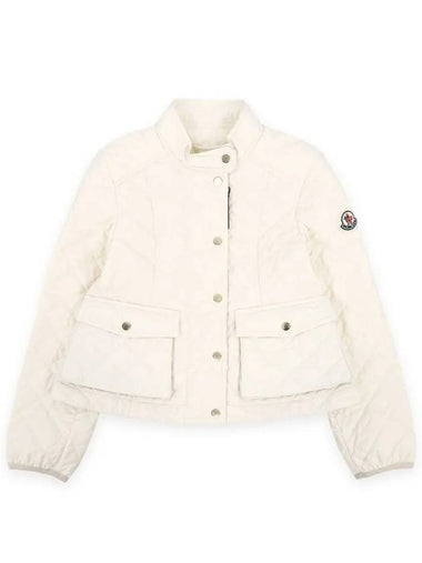 Kids KAMARIA Quilted Jacket Ivory 1A00074 54A81 041 8 10A - MONCLER - BALAAN 1