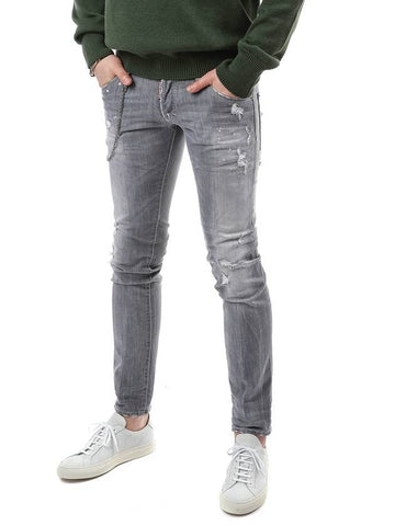 Men's Metal Logo Jean Grey - DSQUARED2 - BALAAN 1