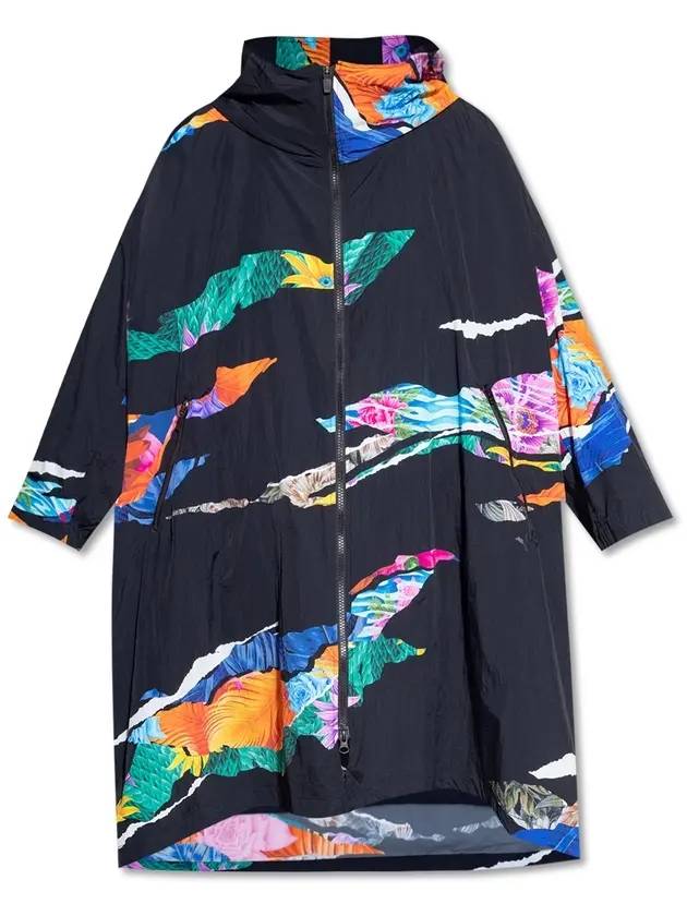 multi-pattern printed hooded coat - Y-3 - BALAAN 1