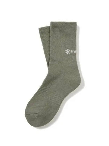 Basic Crew Socks Light Khaki S24ZUFSO82 - SNOW PEAK - BALAAN 1