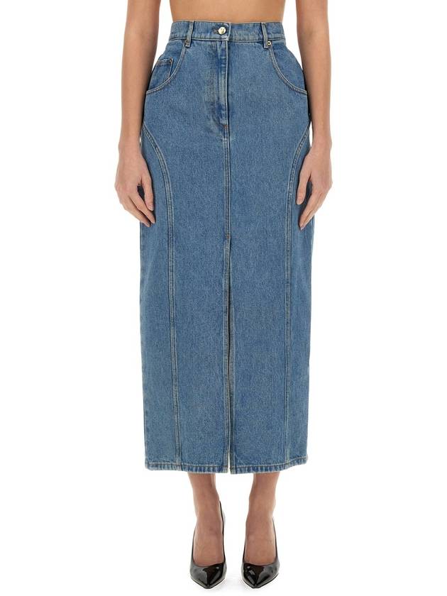 LONG DENIM SKIRT - NINA RICCI - BALAAN 1