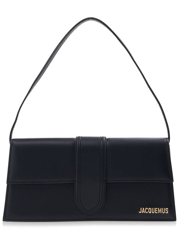 Le Bambino Long Flap Shoulder Bag Black - JACQUEMUS - BALAAN 2