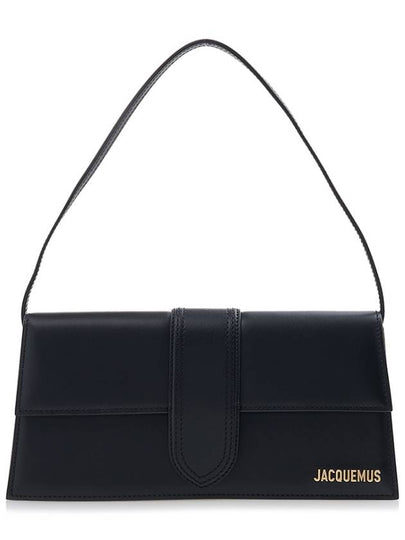 Le Bambino Long Flap Shoulder Bag Black - JACQUEMUS - BALAAN 2