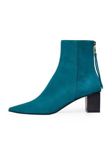 Basic Suede Boots Green - COMMEGEE - BALAAN 1