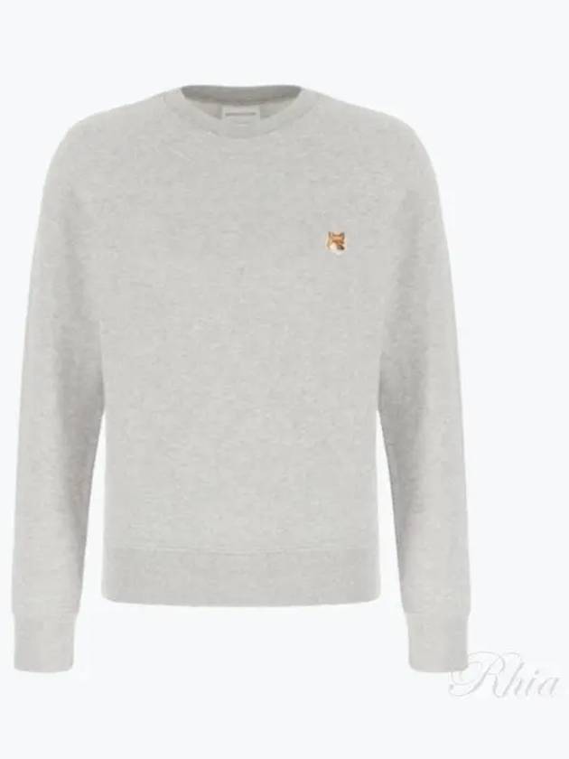 Fox Head Patch Regular Sweatshirt Light Grey Melange - MAISON KITSUNE - BALAAN 2