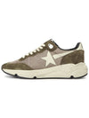 Running Sole Mesh Low Top Sneakers Olive Green - GOLDEN GOOSE - BALAAN 5