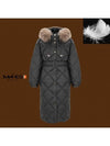 Down Padding Essential Quilted Long Down Padding Jacket GD40429 - MAHES - BALAAN 1