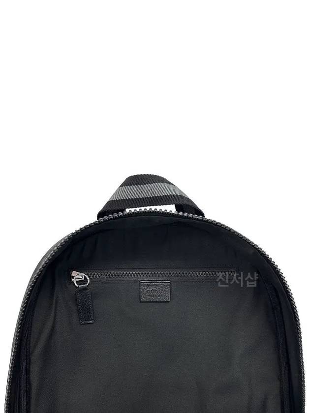 GG Pattern Nylon Backpack Black - GUCCI - BALAAN 5