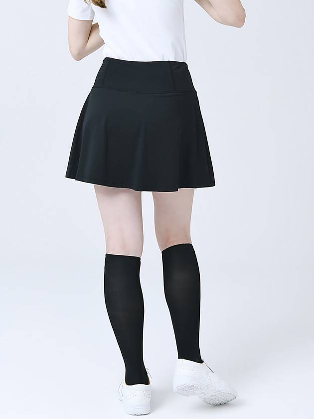 Doyou Know MC Women s Functional Nylon Span Semi A Line Black Skirt DO3242SK017 1 - DOYOUKNOWMC GOLF WEAR - BALAAN 4