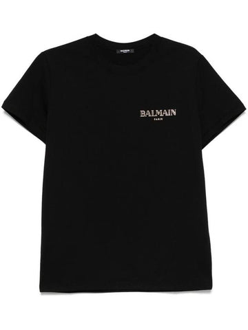 Balmain T-Shirt With Application - BALMAIN - BALAAN 1