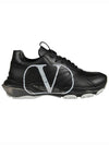 Men's V Logo Bounce Sneakers Black - VALENTINO - BALAAN 1