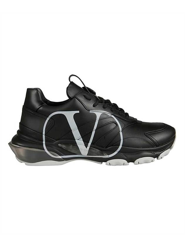 Men's V Logo Bounce Sneakers Black - VALENTINO - BALAAN 1
