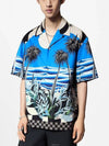 1AFQYH printed short sleeved cotton shirt - LOUIS VUITTON - BALAAN 1