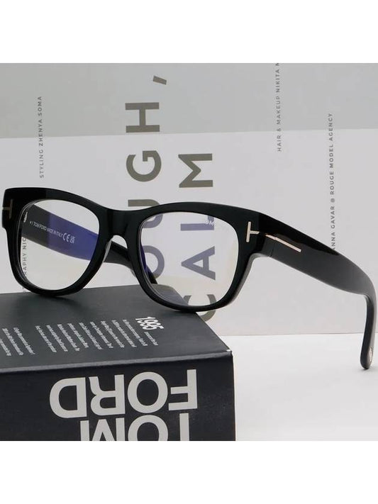 Blue light blocking glasses frame TF5040B 001 thick horn rim men's fashion eye protection - TOM FORD - BALAAN 2