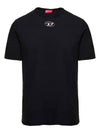 T Just OD Crew Neck Cotton Short Sleeve T-Shirt Black - DIESEL - BALAAN 1