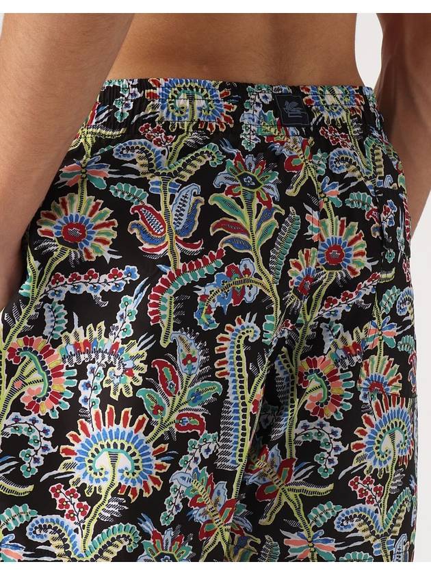 Paisley Print Logo Swim Shorts - ETRO - BALAAN 5