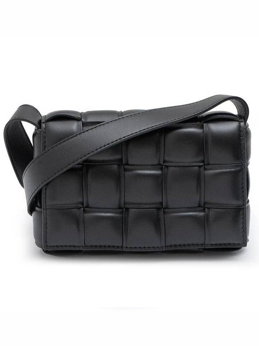 Cassette Padded Small Cross Bag Black - BOTTEGA VENETA - BALAAN 2