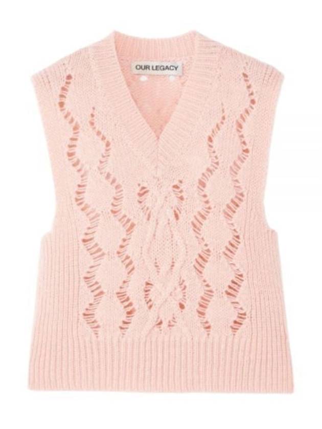 Cable Michigan Wool Sleeveless Pink - OUR LEGACY - BALAAN 2