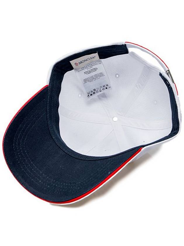 Patch Logo Ball Cap White - MONCLER - BALAAN 5