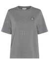 Bold Fox Head Patch Comfort Short Sleeve T-Shirt Grey - MAISON KITSUNE - BALAAN 2