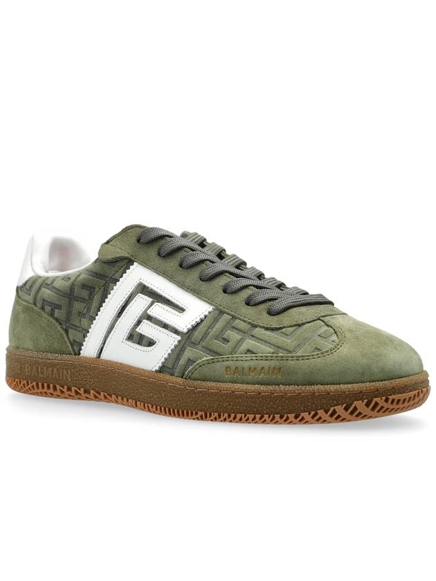 Balmain Sneakers With Logo, Women's, Green - BALMAIN - BALAAN 4