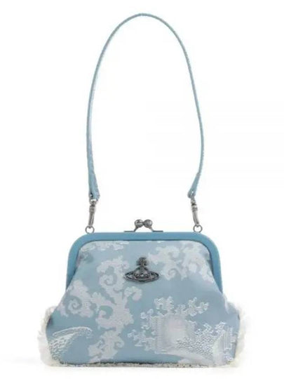 ORB Cotton Shoulder Bag Blue Coral - VIVIENNE WESTWOOD - BALAAN 2