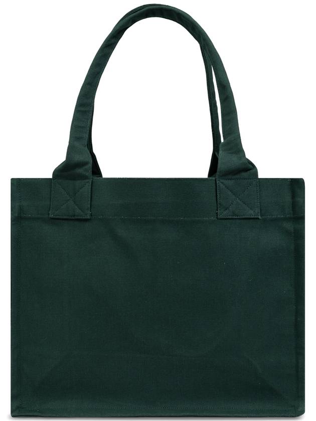 Logo Tote Bag Shoulder Green Women s - GANNI - BALAAN 4