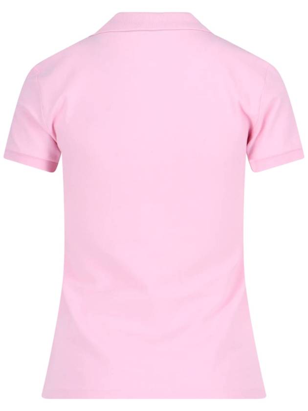 Women's Julie Embroidered Logo Short Sleeve Polo Shirt Pink - POLO RALPH LAUREN - BALAAN 3