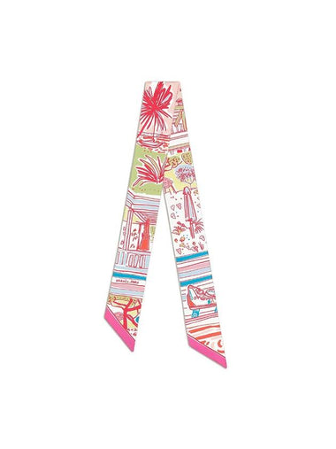 Rayures D'Ete Twilly Scarf Rose - HERMES - BALAAN 1