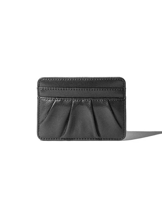 Doe Flat Business Card Card Holder Wallet Black - LE MASQUE - BALAAN 1