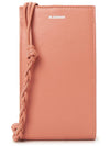 Tangle Phone Holder Leather Cross Bag Pink - JIL SANDER - BALAAN 2