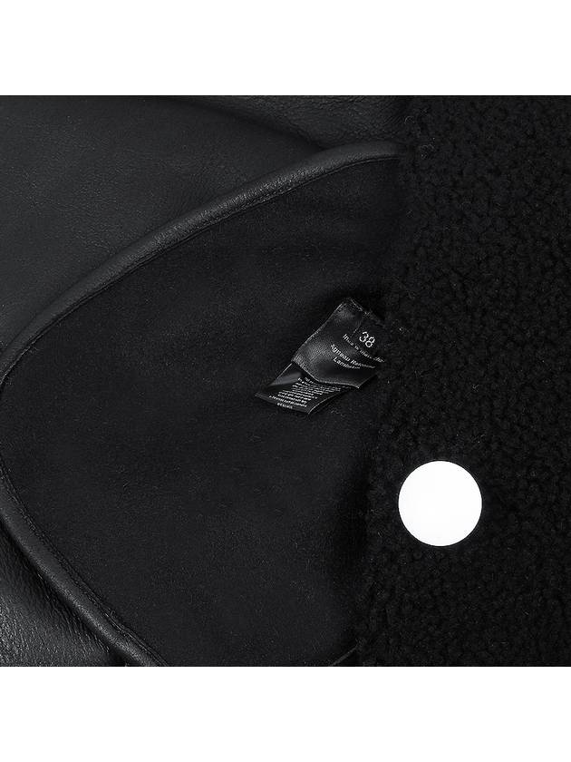 Ines Marechal long shearling coat DIDEROT BLACK INC003bk - INES & MARECHAL - BALAAN 9
