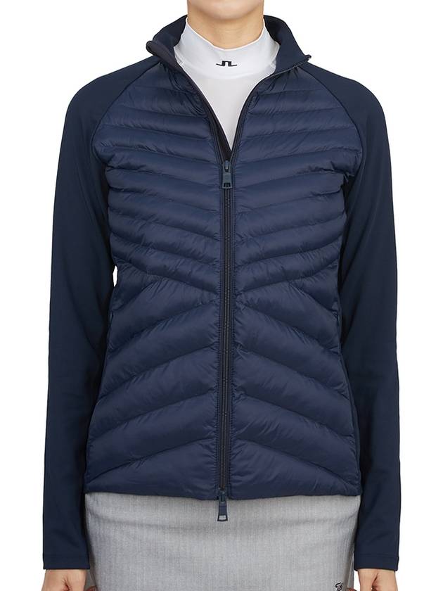 Women's Carol Hybrid Golf Padded Jacket Navy - G/FORE - BALAAN 3