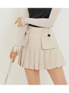 Golf Wear Big Pocket Trench Skirt Beige - J JANE - BALAAN 1