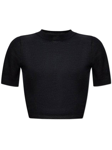 Alaïa Cashmere Top, Women's, Black - ALAIA - BALAAN 1