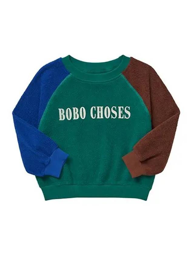 Sweatshirt 223AC043 198 Logo Color Block Kids - BOBO CHOSES - BALAAN 2