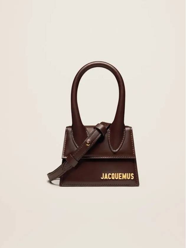 Le Chiquito Signature Leather Mini Tote Bag Brown - JACQUEMUS - BALAAN 4