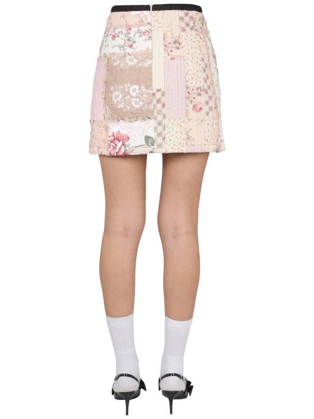 Marine Serre Mini Boutis Skirt - MARINE SERRE - BALAAN 4