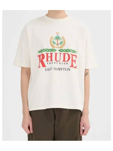 U East Hampton Crest Tee vintage white VTG - RHUDE - BALAAN 1