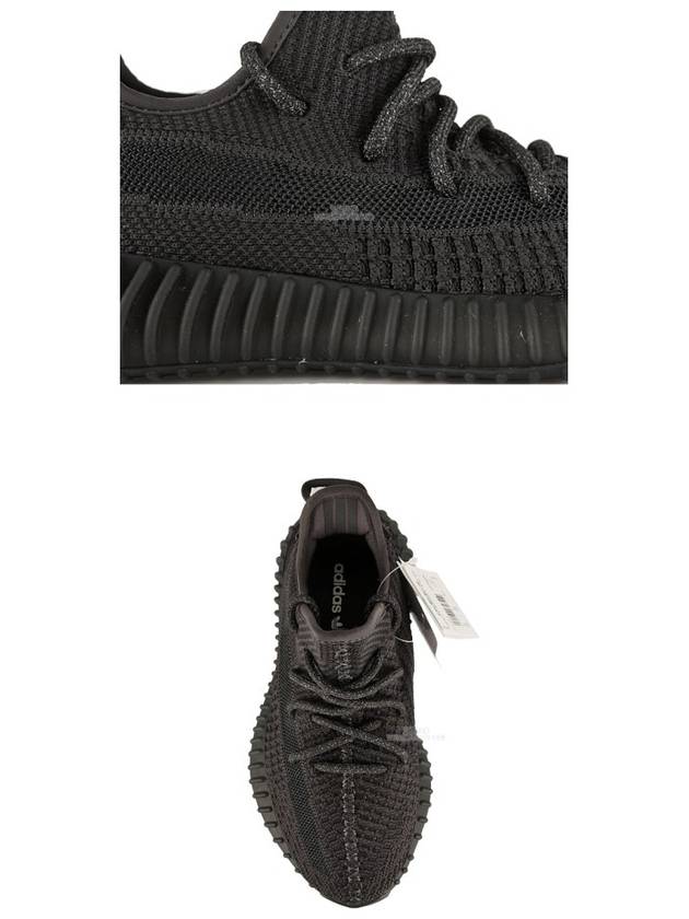 Yeezy Boost 350 V2 Low Top Sneakers Triple Black - ADIDAS - BALAAN 8