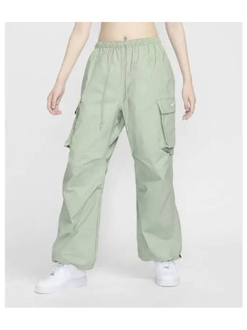 Sportswear Mid Rise Cargo Pants W Jade Horizon FV7521 370 - NIKE - BALAAN 1