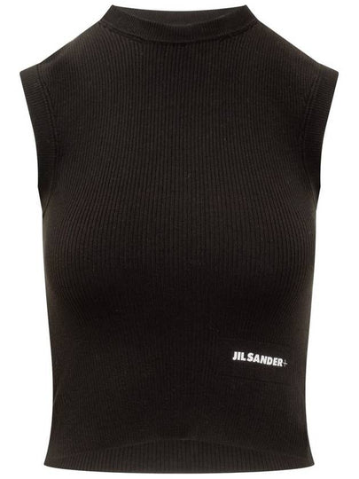 Long Sleeve T-Shirt J40NC0120 J15410 001 BLACK - JIL SANDER - BALAAN 2