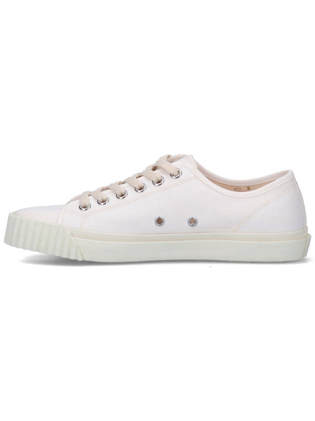 Tabi Cotton Low Top Sneakers White - MAISON MARGIELA - BALAAN 4