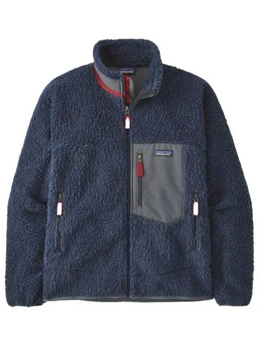 Classic Retro X Fleece Zip-Up Jacket Navy - PATAGONIA - BALAAN 2