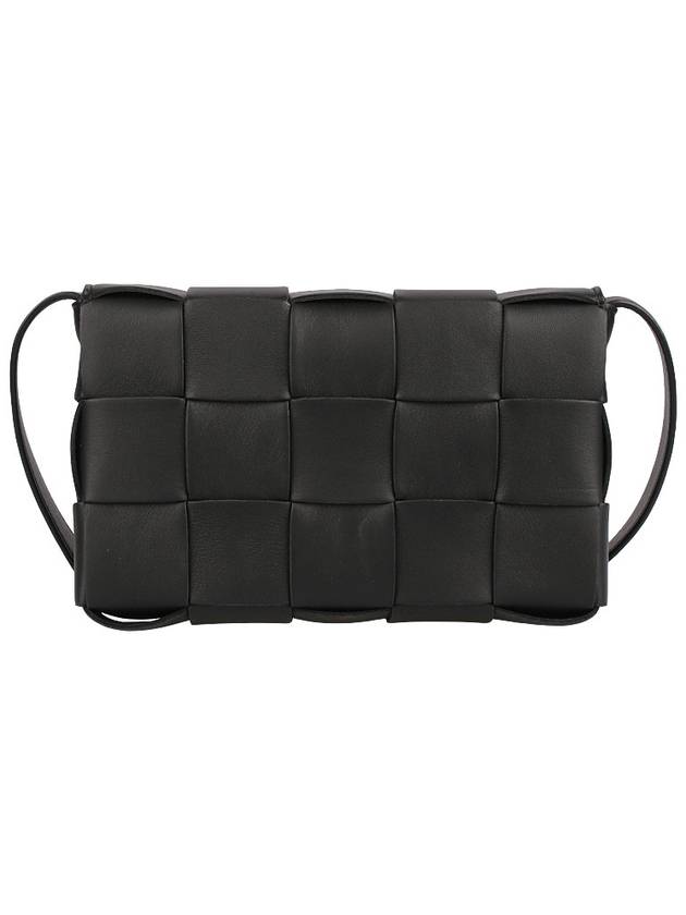 Intrecciato Cassette Cross Bag Black - BOTTEGA VENETA - BALAAN 6