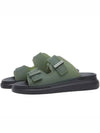 Hybrid Rubber Sandals Khaki - ALEXANDER MCQUEEN - BALAAN 2