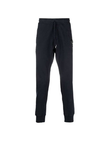 Lens Wappen Jogger Pants Black - CP COMPANY - BALAAN.