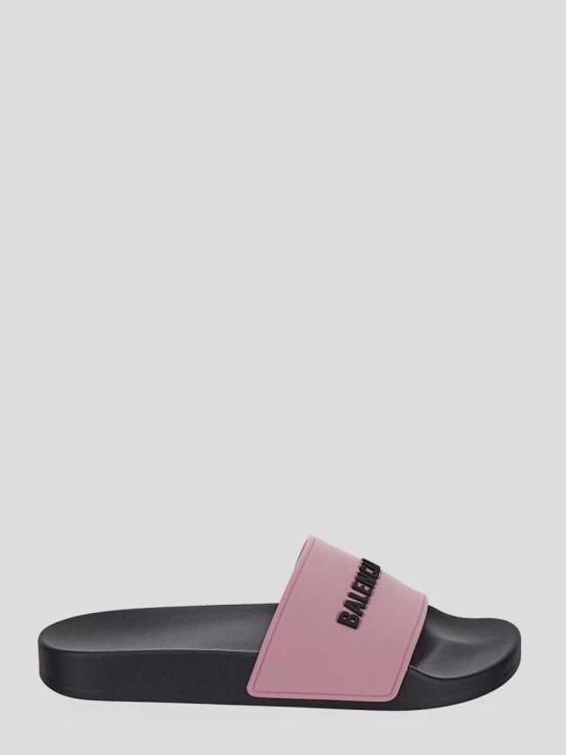 Logo Pool Slippers Pink - BALENCIAGA - BALAAN 5