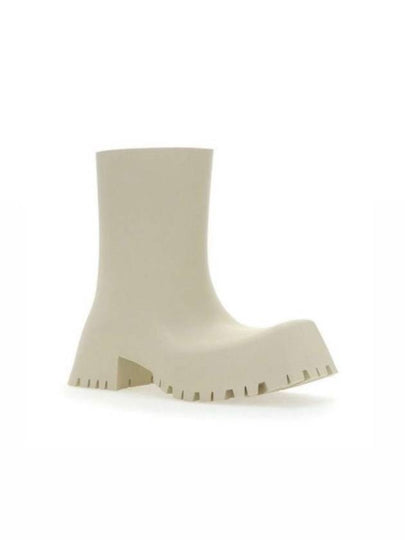 Rubber Trooper Ankle Boots Beige - BALENCIAGA - BALAAN 2