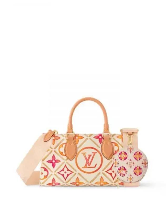 OnTheGo East West Monogram Canvas Tote Bag Coral - LOUIS VUITTON - BALAAN 2